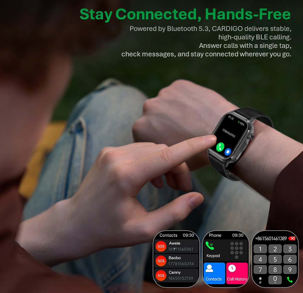 VALDUS 2026 New ECG+GPS Smart Watch Supports ECG Heart Rate Monitoring IP68 Waterproof Fitness Tracker CARDIGO Smartwatch-Shenzhen Shengye Technology Co.,Ltd