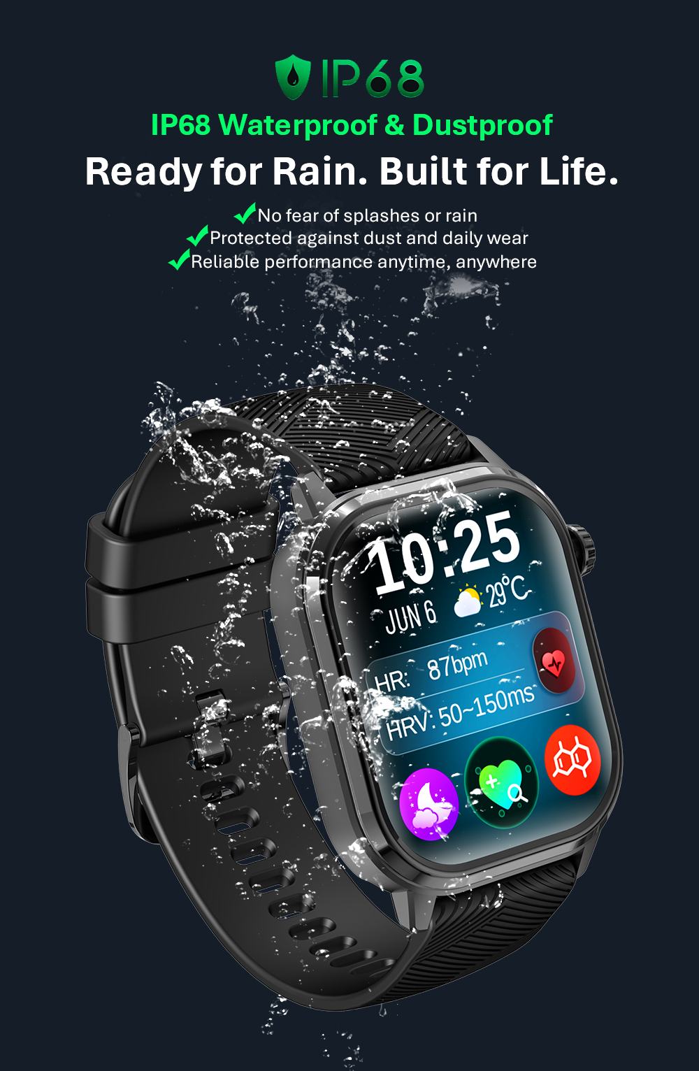 VALDUS 2026 New ECG+GPS Smart Watch Supports ECG Heart Rate Monitoring IP68 Waterproof Fitness Tracker CARDIGO Smartwatch-Shenzhen Shengye Technology Co.,Ltd