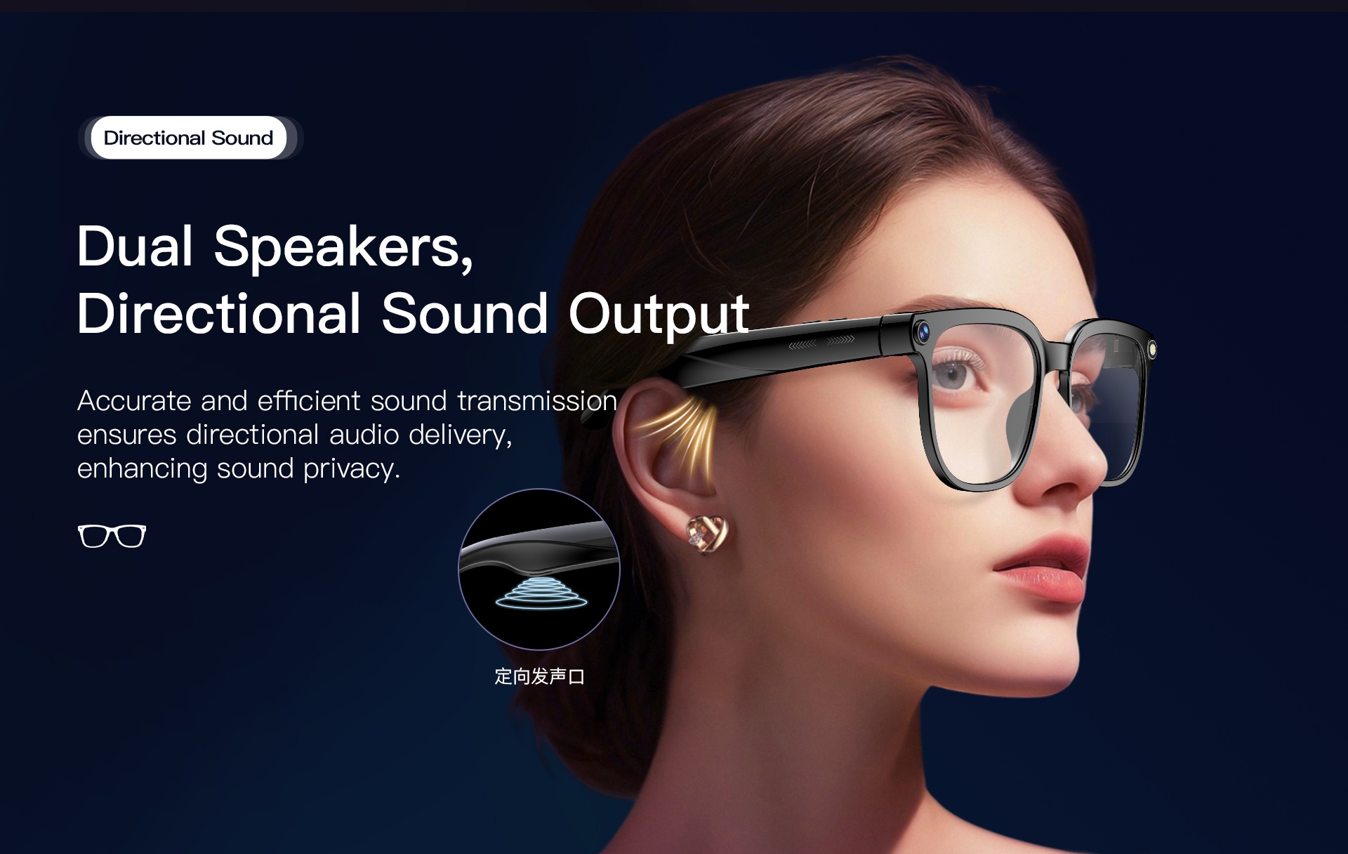 VALDUS 2026 New Model Supports ANC Noise Reduction Smart Glasses with BT Calls Music Playback Waterproof V5 Smart Sunglasses-Shenzhen Shengye Technology Co.,Ltd