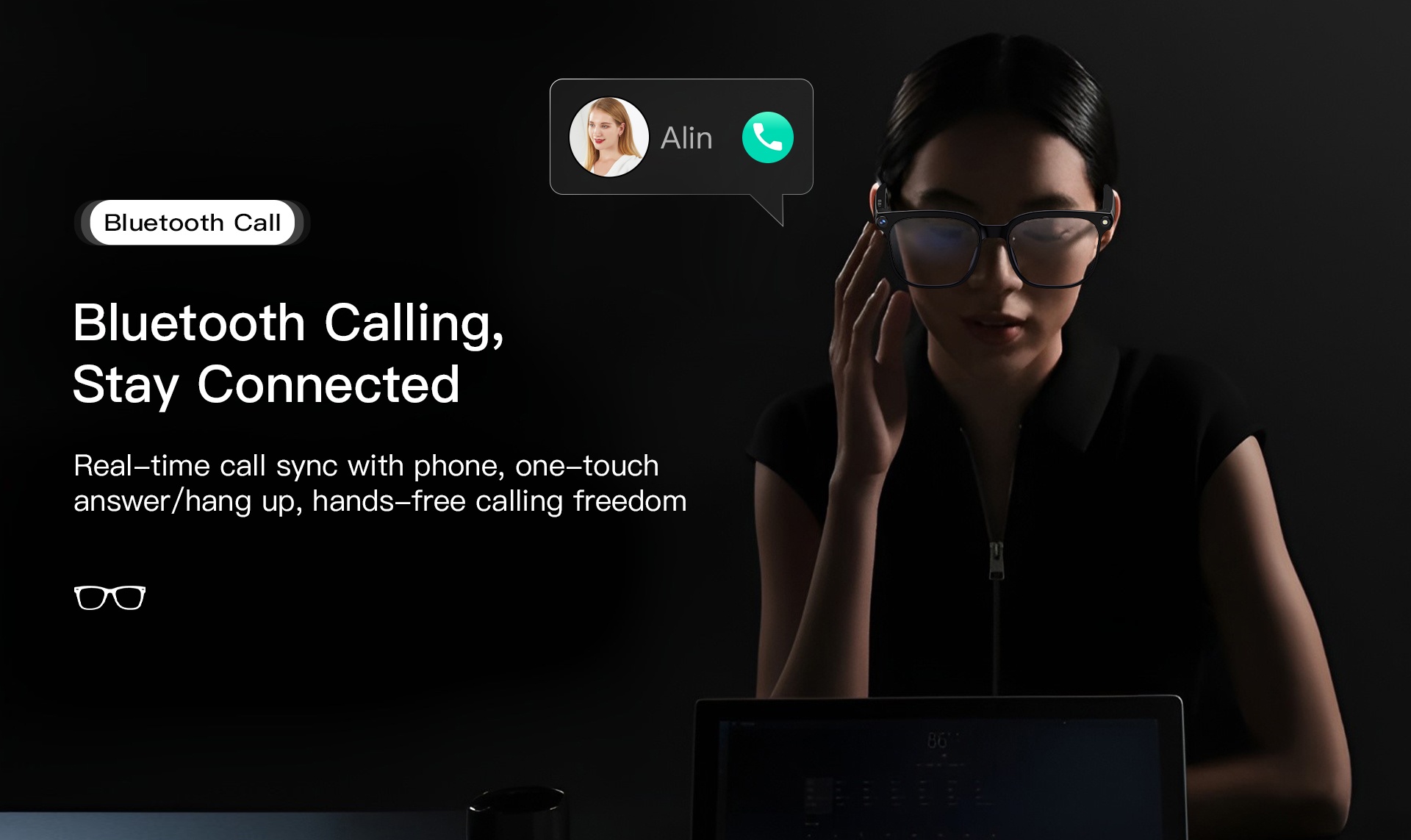 VALDUS 2026 New Model Supports ANC Noise Reduction Smart Glasses with BT Calls Music Playback Waterproof V5 Smart Sunglasses-Shenzhen Shengye Technology Co.,Ltd