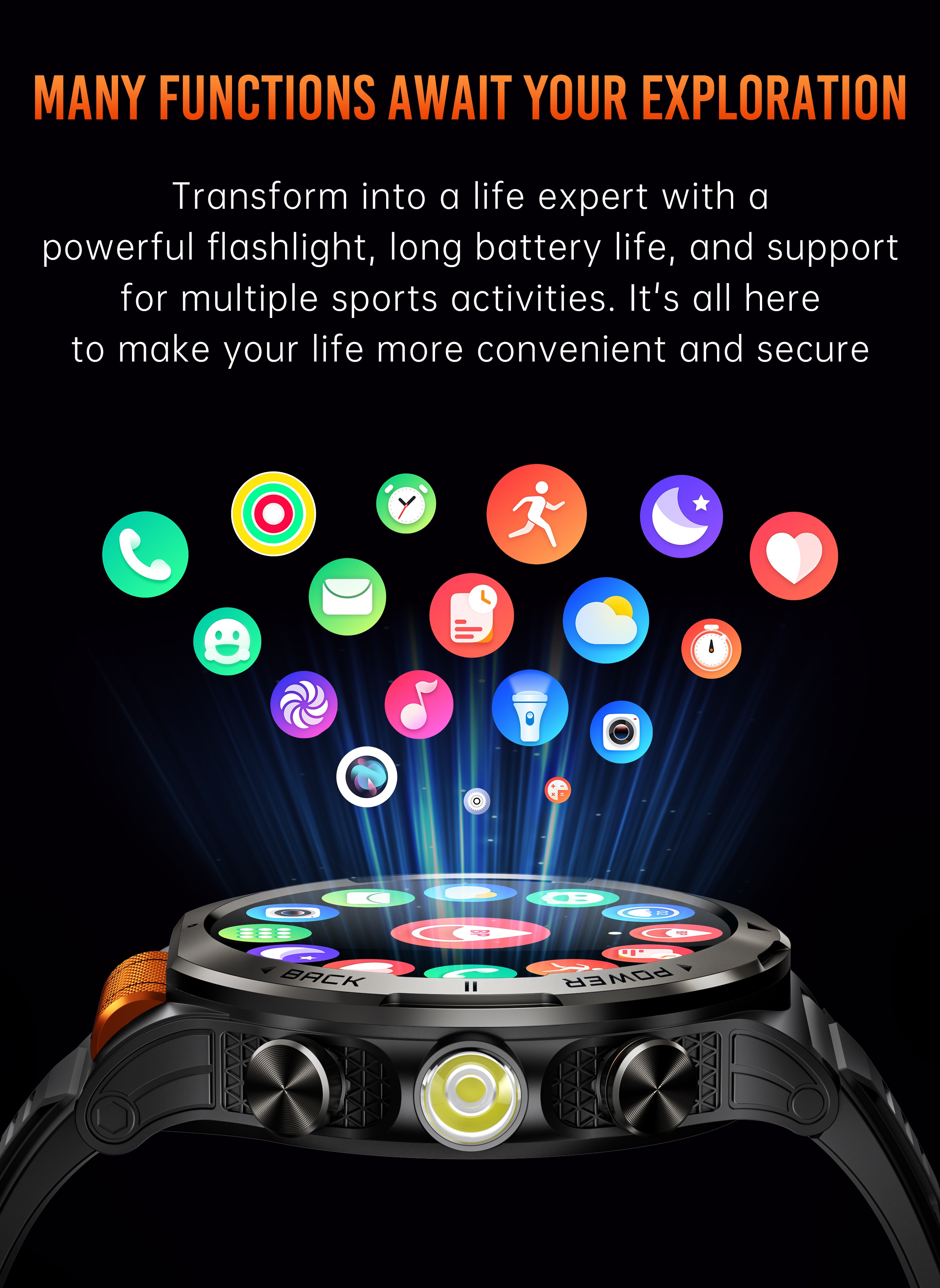 VALDUS New VD49 PRO Smart Watch Supports Health Monitoringmultiple Sports Modes Heart Rate Fitness Tracker Waterproof Smartwatch-Shenzhen Shengye Technology Co.,Ltd