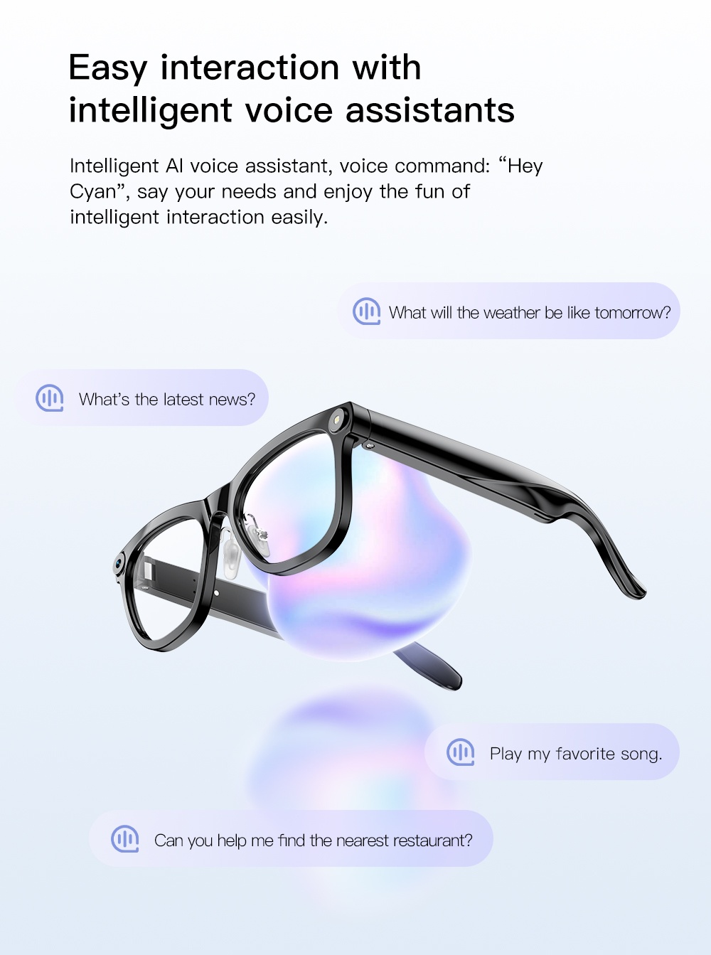 VALDUS 2026 New VIS02 Smart Glasses 800W HD Camera AI Translation Dual Microphone ENC Noise Reduction Smart Sunglasses-Shenzhen Shengye Technology Co.,Ltd