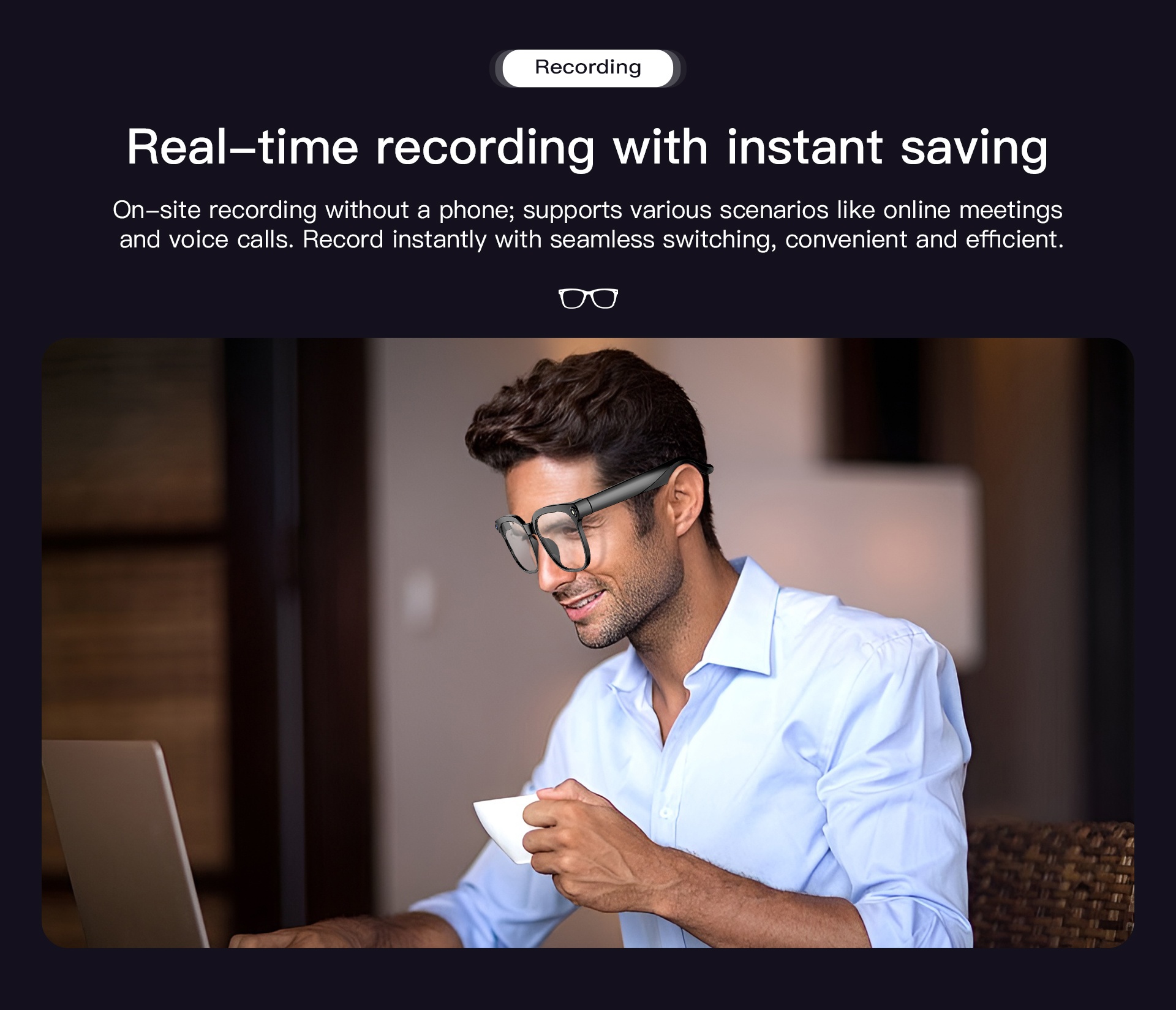 VALDUS 2026 VIS01 Waterproof Smart Glasses with Voice Bluetooth Calls, Recording AI Translation and Smart Photography Sunglasses-Shenzhen Shengye Technology Co.,Ltd
