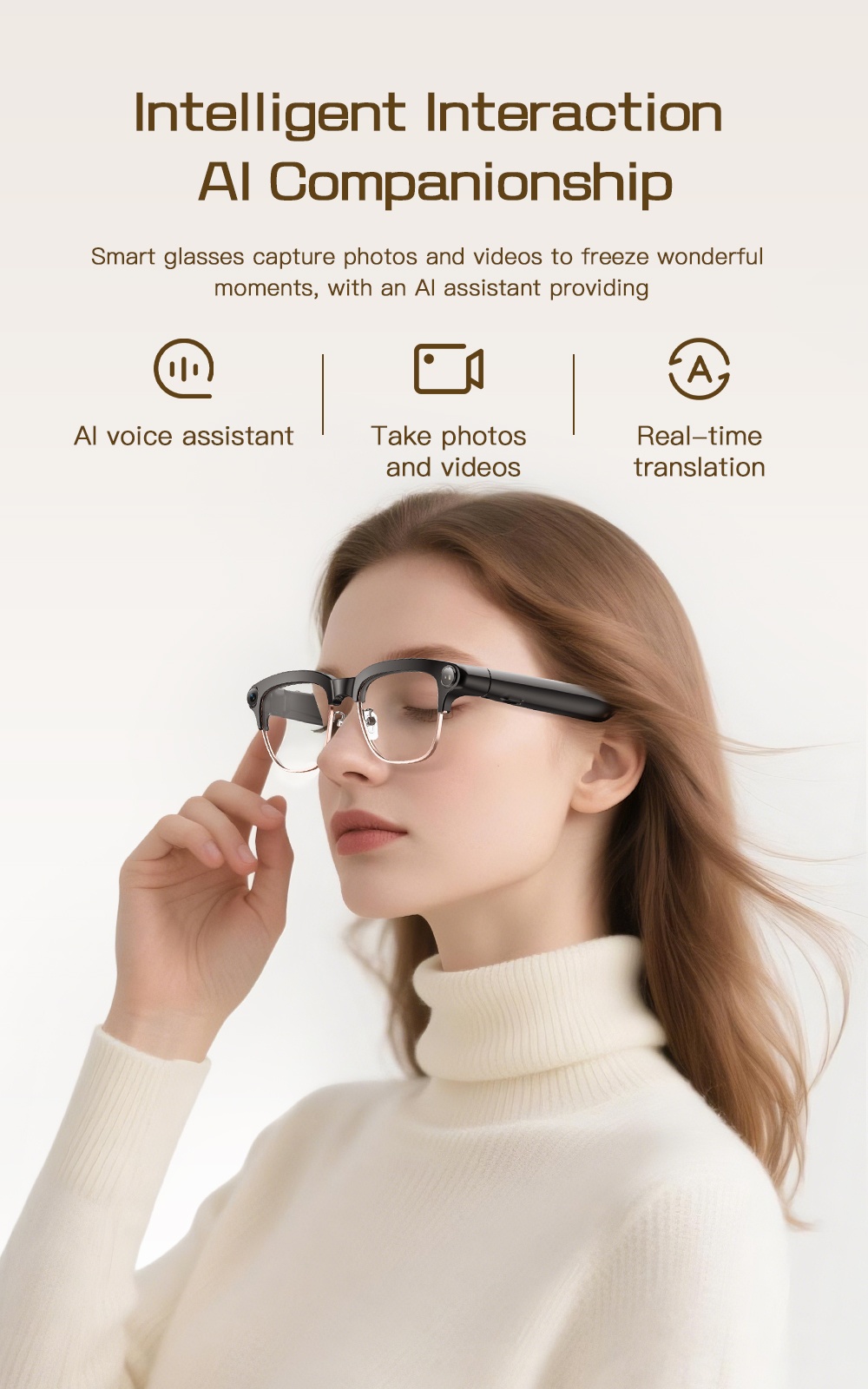 VALDUS 2026 New VIS04 Smart Glasses with Camera Smart Video Sunglasses Supporting WiFi Transmission BT5.4 Calls Smart Glasses-Shenzhen Shengye Technology Co.,Ltd