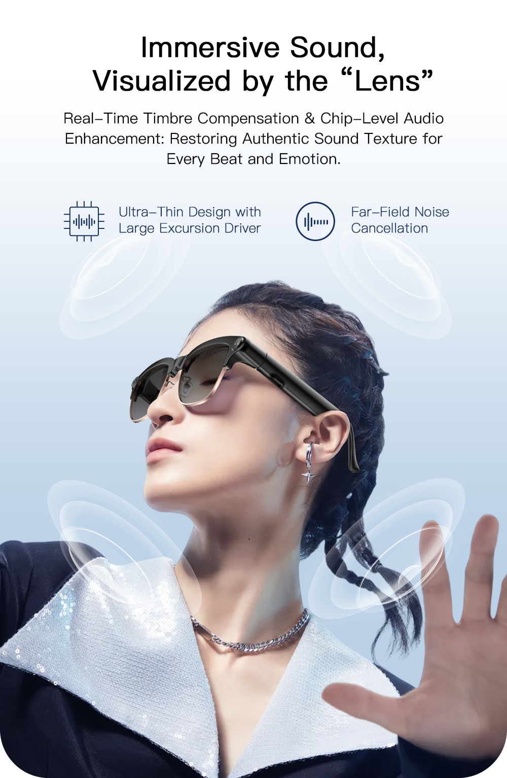 VALDUS 2026 New VIS04 Smart Glasses with Camera Smart Video Sunglasses Supporting WiFi Transmission BT5.4 Calls Smart Glasses-Shenzhen Shengye Technology Co.,Ltd