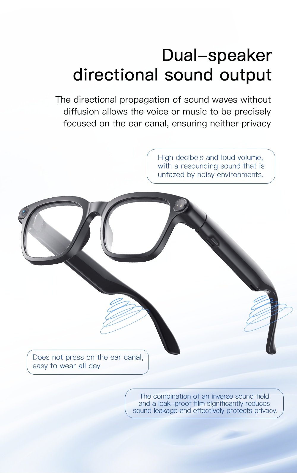 VALDUS 800W Pixel Smart Glasses with Camera, Smart Video Sunglasses Supporting Voice Recording, WiFi Transmission BT Calls VIS03 Smart Glasses-Shenzhen Shengye Technology Co.,Ltd