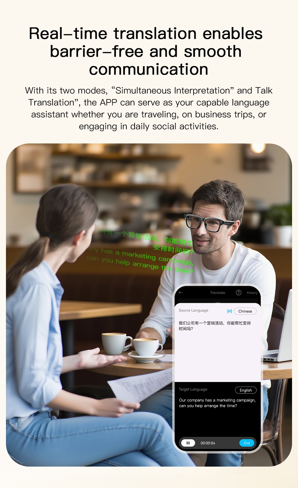 VALDUS 800W Pixel Smart Glasses with Camera, Smart Video Sunglasses Supporting Voice Recording, WiFi Transmission BT Calls VIS03 Smart Glasses-Shenzhen Shengye Technology Co.,Ltd