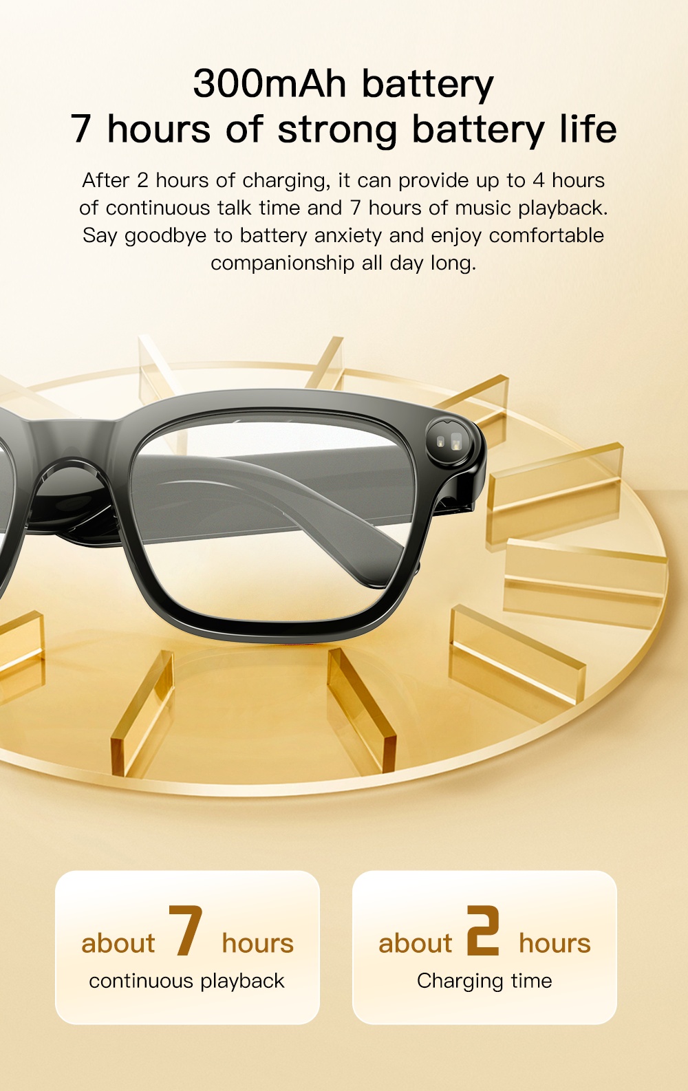 VALDUS 800W Pixel Smart Glasses with Camera, Smart Video Sunglasses Supporting Voice Recording, WiFi Transmission BT Calls VIS03 Smart Glasses-Shenzhen Shengye Technology Co.,Ltd