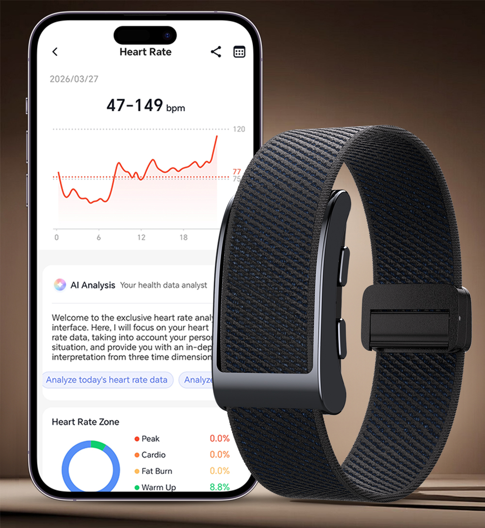 VALDUS 2026 VIGOR New Screenless Smartwatch Supports GPS Positioning SOS Emergency Health Monitoring Screenless Smartwatch-Shenzhen Shengye Technology Co.,Ltd