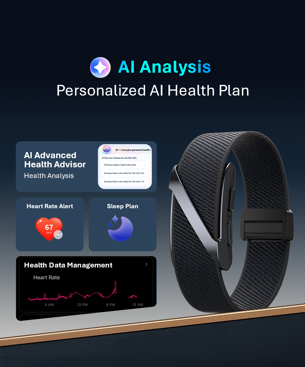 VALDUS VANTA New Screenless Smart Watch Supports ECG Monitoring Multiple Sports Modes Womens Health Reminder Screenless Smartwatch-Shenzhen Shengye Technology Co.,Ltd