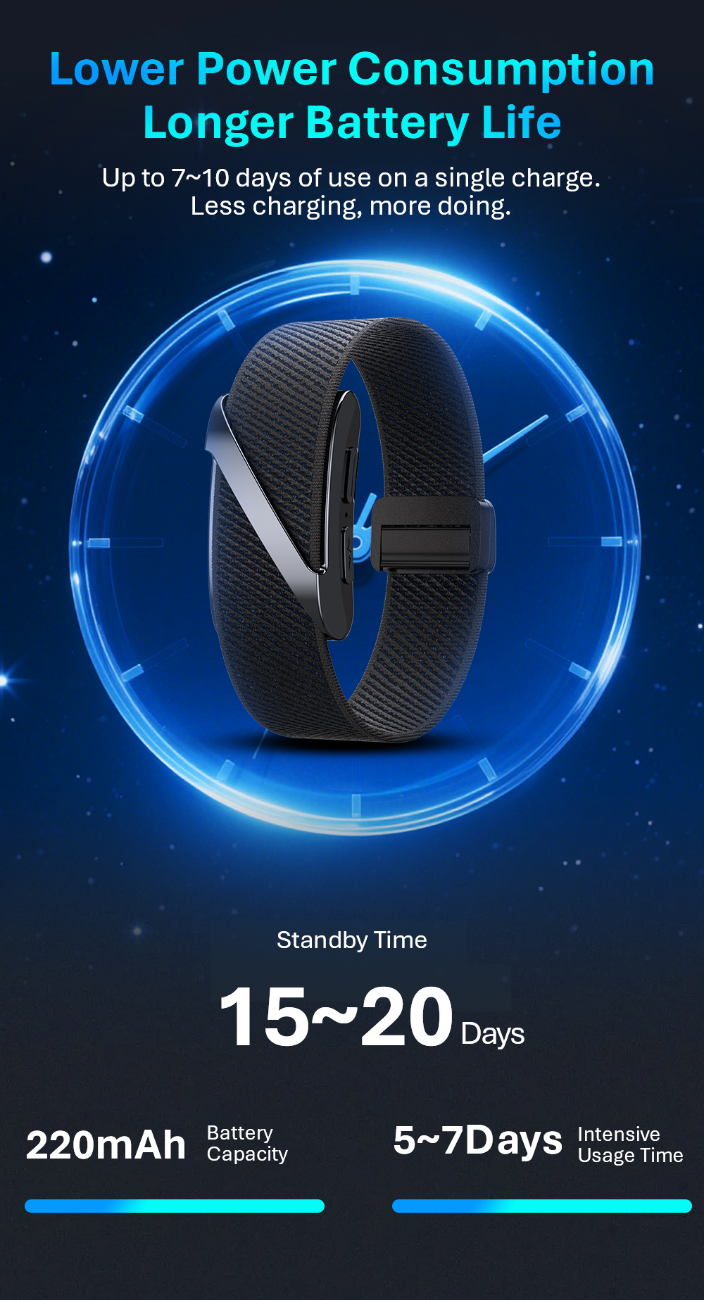 VALDUS VANTA New Screenless Smart Watch Supports ECG Monitoring Multiple Sports Modes Womens Health Reminder Screenless Smartwatch-Shenzhen Shengye Technology Co.,Ltd