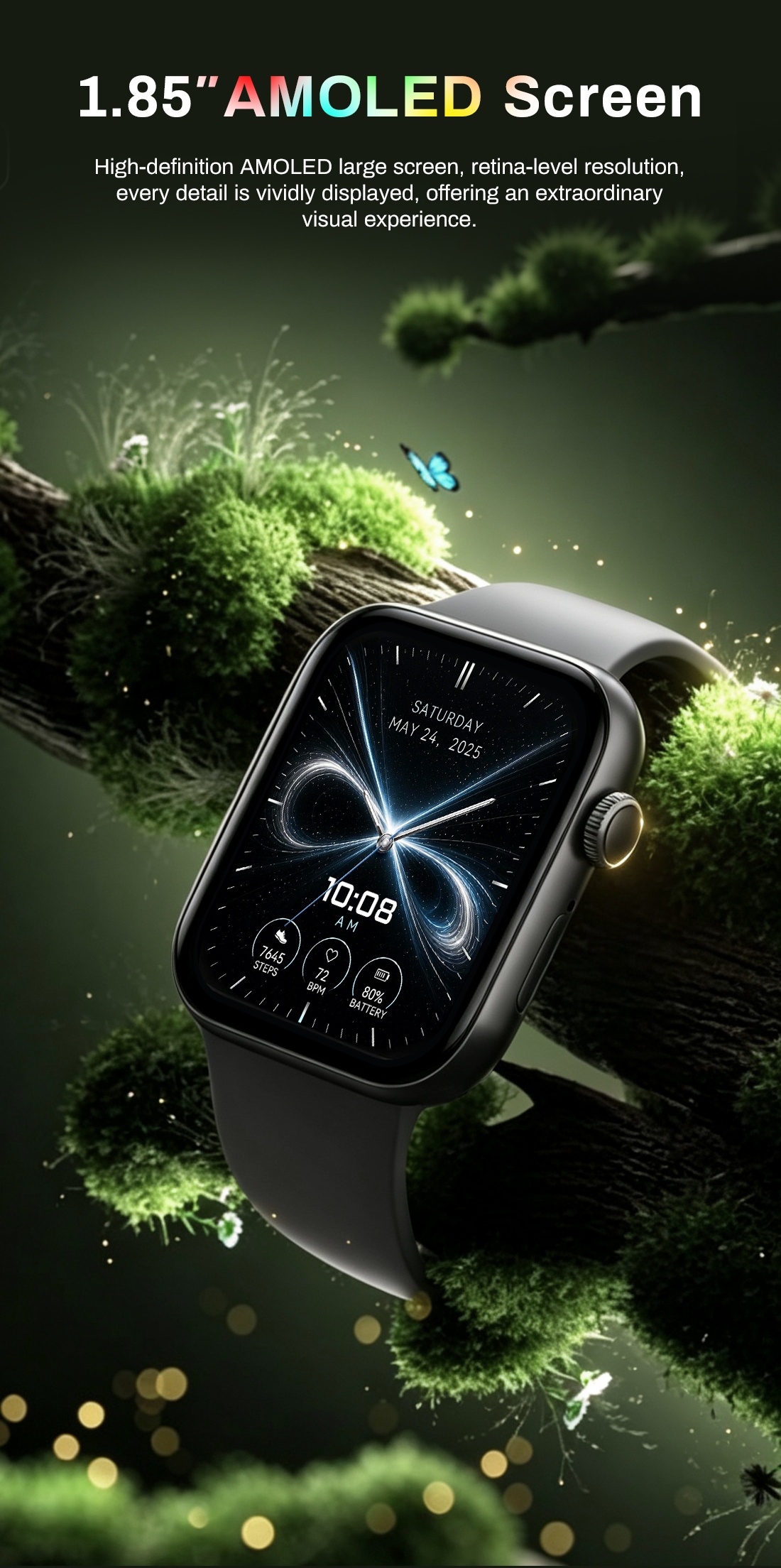 VALDUS New VS24 PRO 1.85-inch AMOLED Screen Smartwatch with Health Monitoring Bluetooth Calls And IP68 Waterproof Smart Watch-Shenzhen Shengye Technology Co.,Ltd