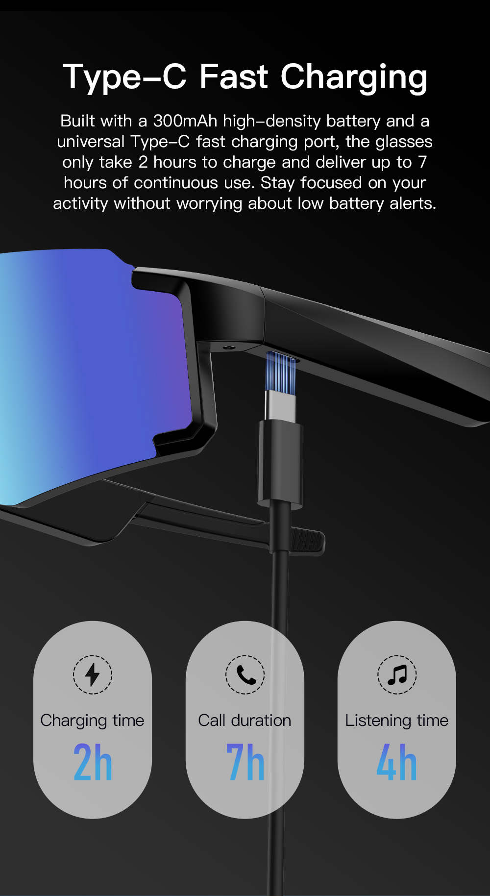 VALDUS Newly Launched SVI01 Solar Smart Glasses With an 8MP Camera Motion Support IPX4 waterproof 1080P video recording Solar Smart Glasses-Shenzhen Shengye Technology Co.,Ltd