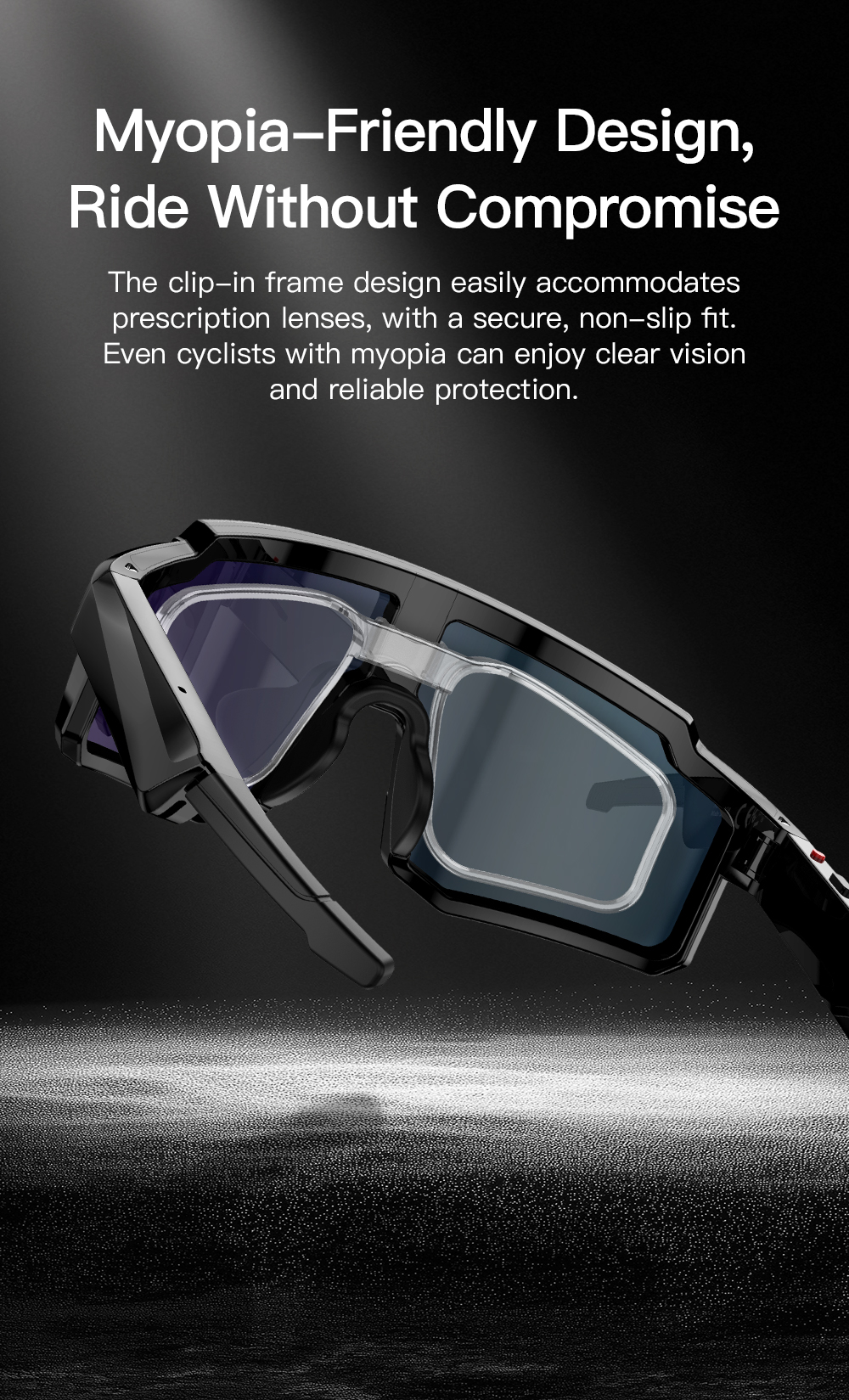 VALDUS Newly Launched SVI01 Solar Smart Glasses With an 8MP Camera Motion Support IPX4 waterproof 1080P video recording Solar Smart Glasses-Shenzhen Shengye Technology Co.,Ltd