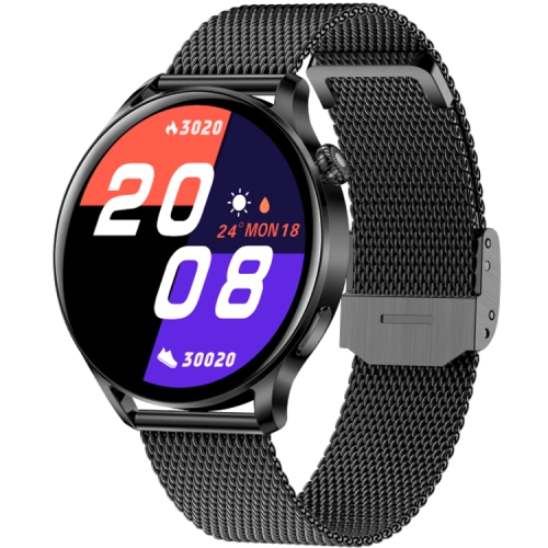AK37 Retina Touch Screen Round Smartwatch