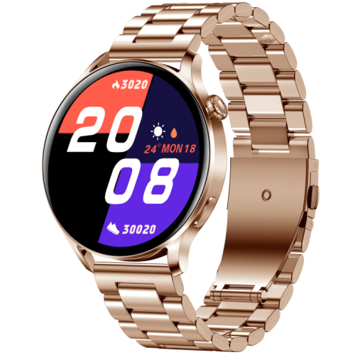 AK37 Retina Touch Screen Round Smartwatch