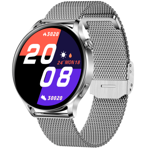 AK37 Retina Touch Screen Round Smartwatch