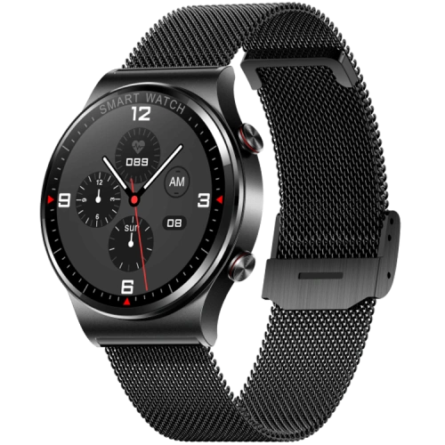 Montre intelligente ronde à écran tactile AK36 Retina