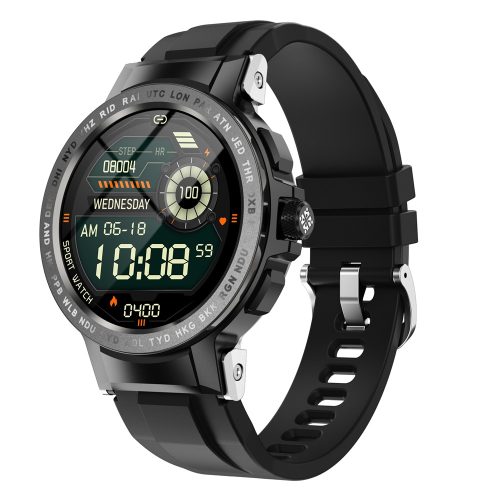 E19 Modieus waterdicht smartwatch met ronde wijzerplaat
