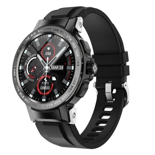 E19 Modieus waterdicht smartwatch met ronde wijzerplaat