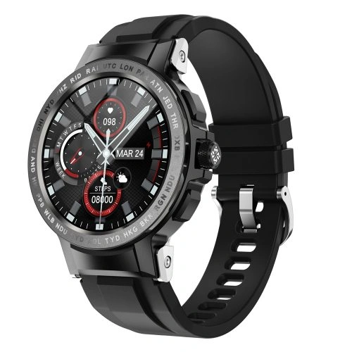 E19 Fashionable Waterproof Round Dial Smart Watch
