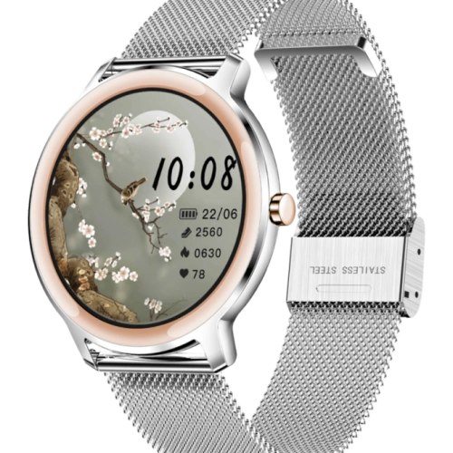 R18 Fashion Round Bracelet Women Lady Smartwatch