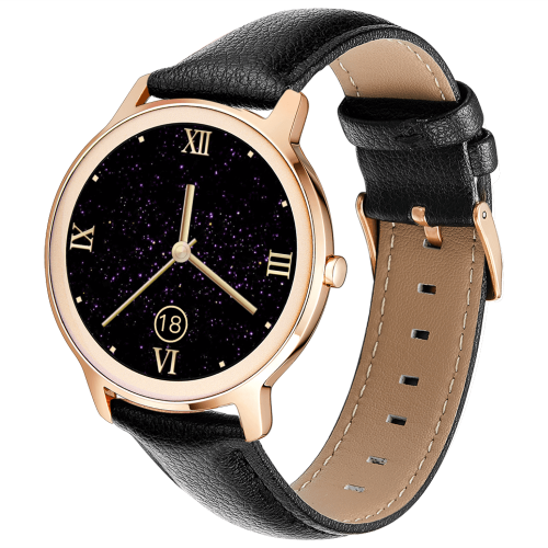 R18 Fashion Round Bracelet Women Lady Smartwatch