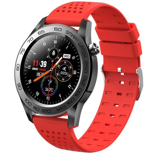 F22U Temperature Monitoring Tracking Round Smartwatch