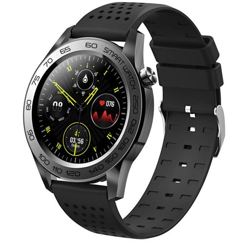Reloj inteligente redondo de seguimiento de monitoreo de temperatura F22U