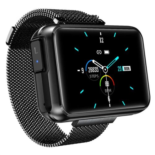 T91 TWS Full Touch Screen Bracelet Smart Watch With Earbuds Earphone