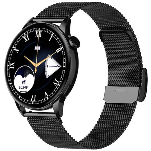 Montre intelligente HD1, bracelet en acier, chargement sans fil, Reloj Inteligente