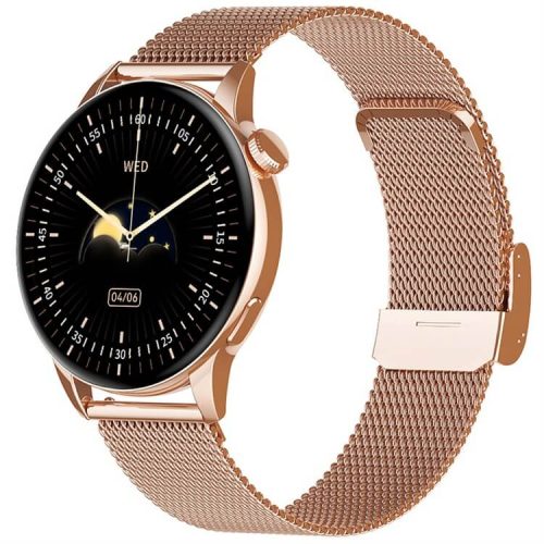 Montre intelligente HD1, bracelet en acier, chargement sans fil, Reloj Inteligente
