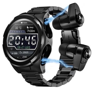 JM06 2 In 1 Smart Watch With Earbuds Earphone Hifi Music Reloj Inteligente