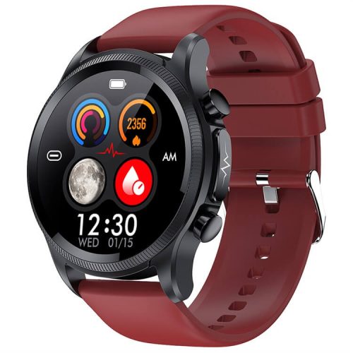 E400 Intelligent ECG Blood Glucose Health Watch 1.39 Inch HD Screen ECG Chest Patch Real Time ECG Analysis Smart Watch