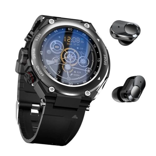T92 Smart Watch with Earbuds Bluetooth Headset Smartwatch with Speaker Tracker Music Heart Rate Monitor Sports Watch
