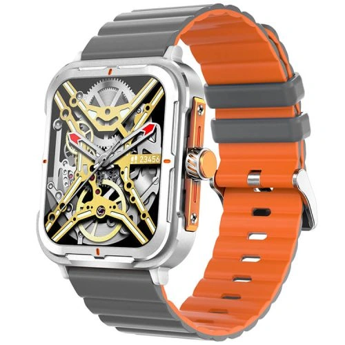 D09 Solid Design Powerful Strength 1.9 Inch HD Screen Call Music Real Blood Oxygen Encoder 128M Large Memory NFC Smart Watch