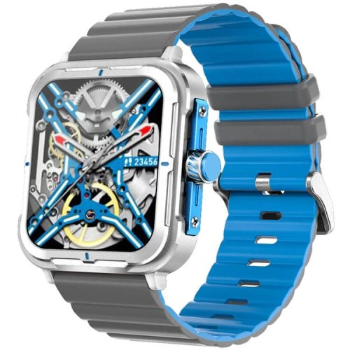 D09 Solid Design Powerful Strength 1.9 Inch HD Screen Call Music Real Blood Oxygen Encoder 128M Large Memory NFC Smart Watch