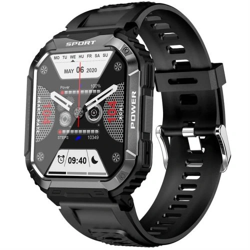 V50 Pantalla de alta definición de 1,83 pulgadas Deporte Tres defensas 330 mAh Batería grande Reloj inteligente de larga espera