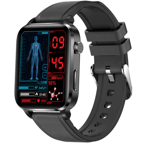 F100 Laser physiothérapie surveillance de la glycémie Smartwatch Android montre intelligente