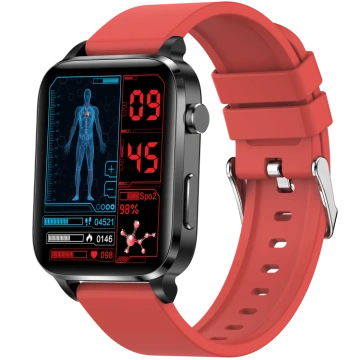 F100 Lézeres fizioterápia Vércukorszint-mérő okosóra Android Smart Watch