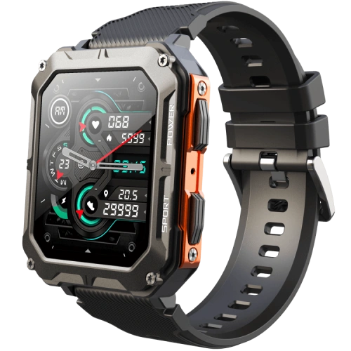 C20 Pro Outdoor Sport Smartwatch IP68 Waterdicht 380mAh Lange tijd standby Android Smart Watch