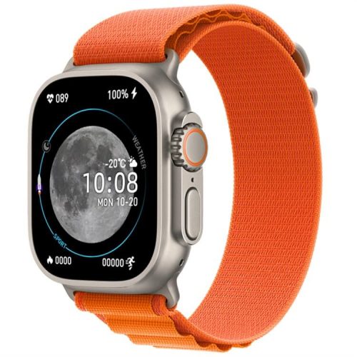 JS9 Ultra Max AMOLED Smart Watch Compass Pattern NFC Access Control Health Measurement