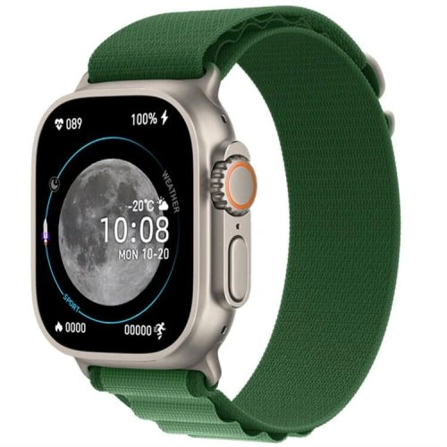 JS9 Ultra Max AMOLED Smart Watch Compass Pattern NFC Access Control Health Measurement