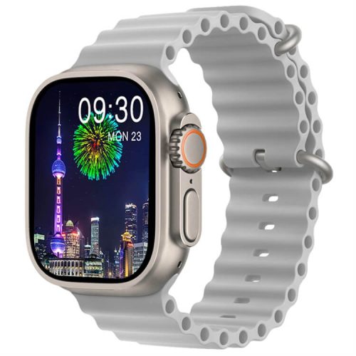 JS9 Ultra Max AMOLED Smart Watch Compass Pattern NFC Access Control Health Measurement