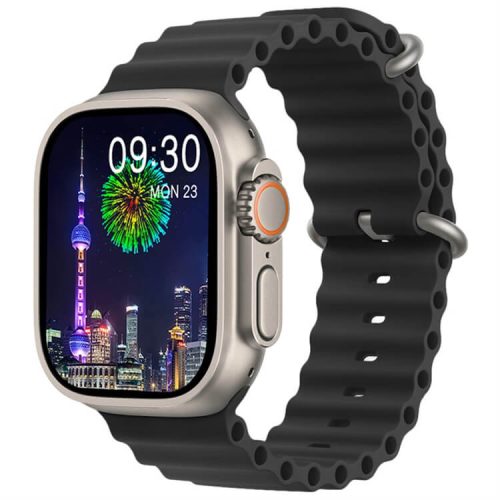 JS9 Ultra Max AMOLED Smart Watch Compass Pattern NFC Access Control Health Measurement