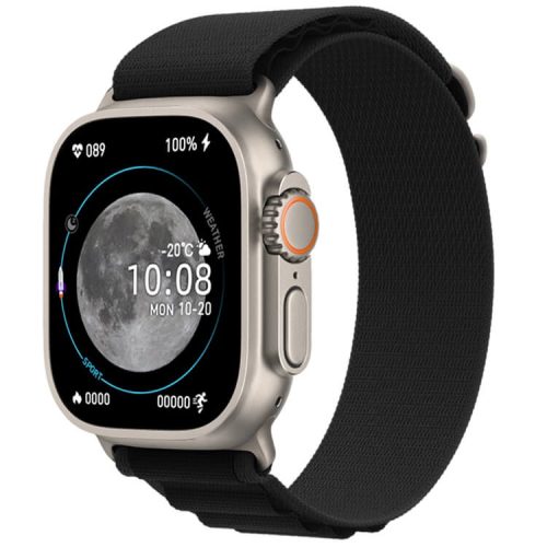 JS9 Ultra Max AMOLED Smart Watch Compass Pattern NFC Access Control Health Measurement