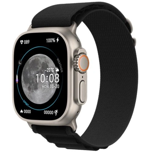 JS9 Ultra Max AMOLED Smart Watch Compass Pattern NFC Access Control Health Measurement