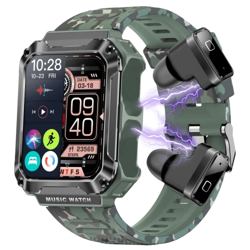 Reloj deportivo T93 Auriculares TWS Memoria local de 4GB Pagos sin conexión