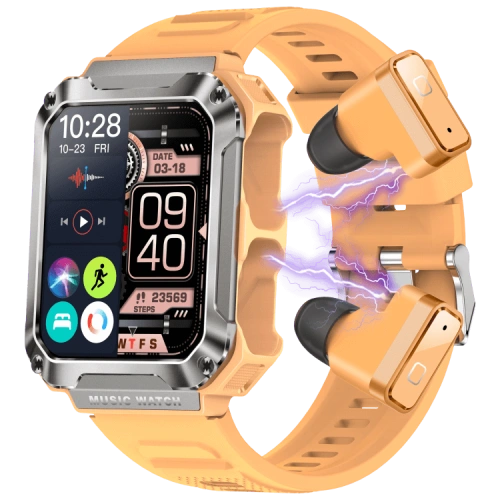 Reloj deportivo T93 Auriculares TWS Memoria local de 4GB Pagos sin conexión