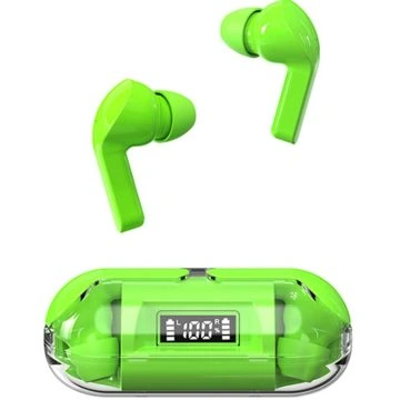 TM20 Earphone Translucent Shell Design Smart Voice Reduction Low Latency Games